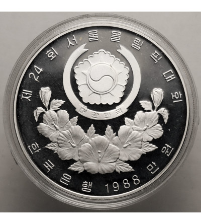 Korea Południowa. 10000 Won 1988, XXIV Igrzyska Olimpijskie w Seulu 1988, Piłka nożna - Proof