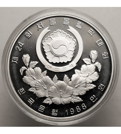 South Korea. 10000 Won 1988, XXIV Seoul Olympic Games 1988, Equestrian event - Proof