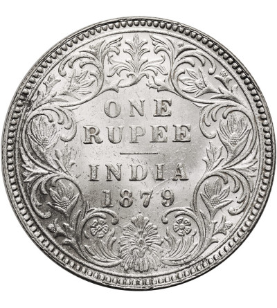 Indie Brytyjskie, Wiktoria. 1 rupia 1879 (b), Bombaj