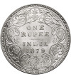 Indie Brytyjskie, Wiktoria. 1 rupia 1879 (b), Bombaj
