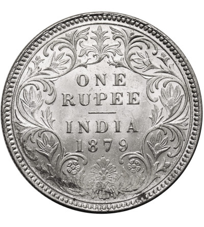 Indie Brytyjskie, Wiktoria. 1 rupia 1879 (b), Bombaj