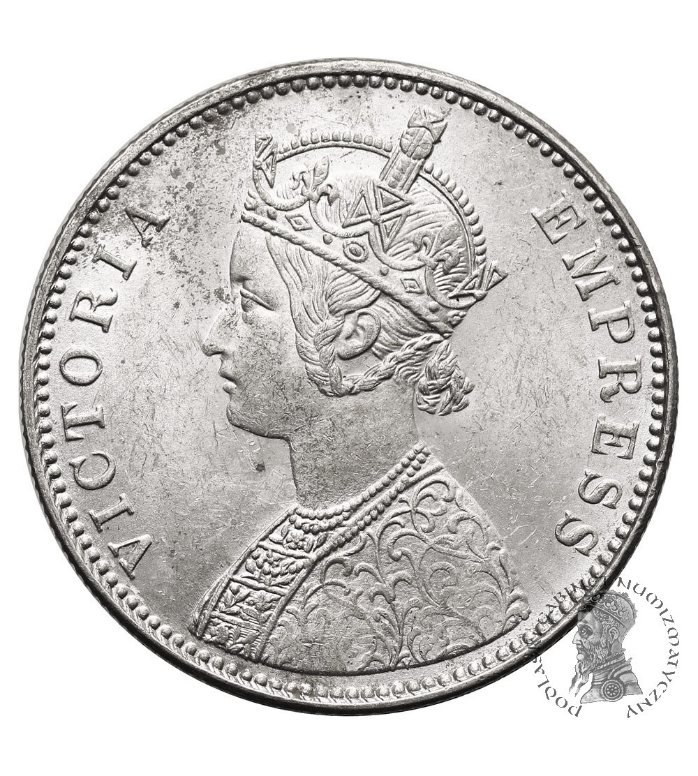 Indie Brytyjskie, Wiktoria. 1 rupia 1879 (b), Bombaj