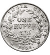 India British. East India Company, William IV. Rupee 1835 (b), Bombaj mint
