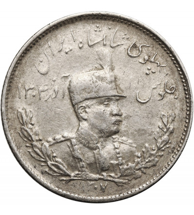 Iran, Reza Shah 1925-1941. 2000 Dinarów (2 Kran), SH 1307 / 1928 AD