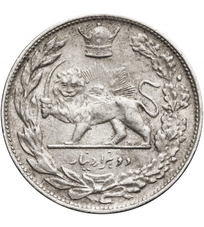 Iran, Reza Shah 1925-1941. 2000 Dinarów (2 Kran), SH 1307 / 1928 AD