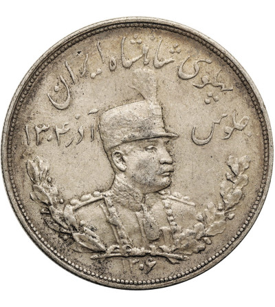 Iran, Reza Shah 1925-1941. 5000 Dinarów (5 Kran), SH 1306 / 1927 AD, H (Heaton)
