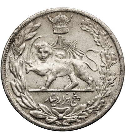 Iran, Reza Shah 1925-1941. 5000 Dinarów (5 Kran), SH 1307 / 1928 AD