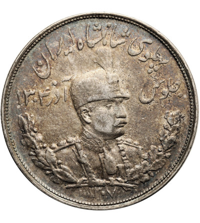 Iran, Reza Shah 1925-1941. 5000 Dinars (5 Kran), SH 1307 / 1928 AD