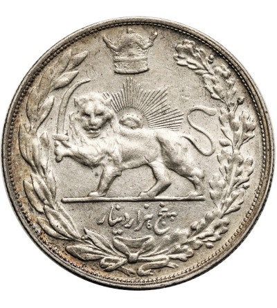 Iran, Reza Shah 1925-1941. 5000 Dinars (5 Kran), SH 1307 / 1928 AD