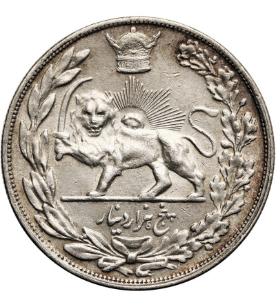 Iran, Reza Shah 1925-1941. 5000 Dinarów (5 Kran), SH 1307 / 1928 AD