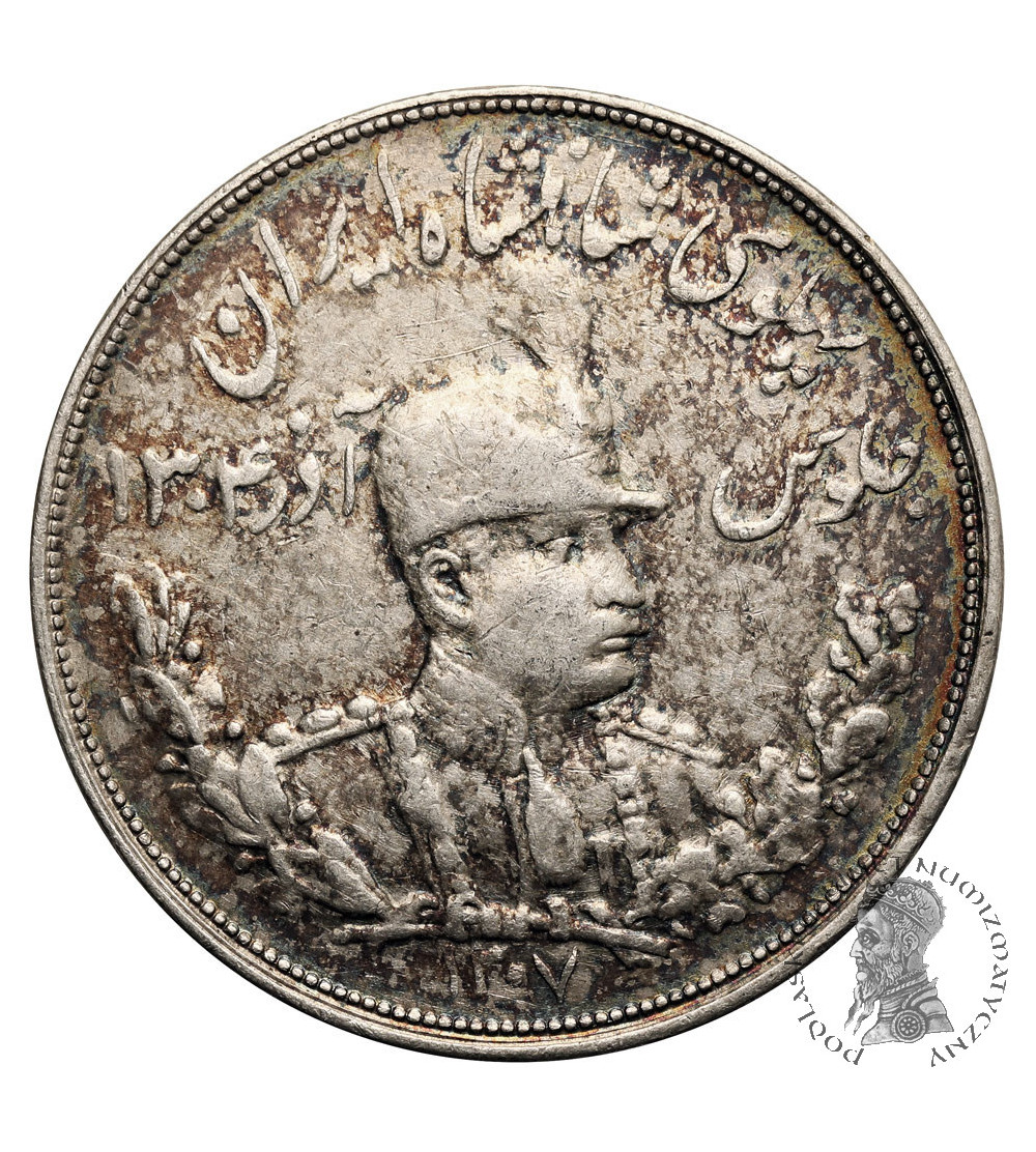 Iran, Reza Shah 1925-1941. 5000 Dinars (5 Kran), SH 1307 / 1928 AD Iran, Reza Shah 1925-1941. 5000 Dinars (5 Kran), SH 1307 / 1928 AD
