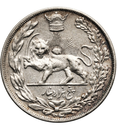 Iran, Reza Shah 1925-1941. 5000 Dinarów (5 Kran), SH 1307 / 1928 AD