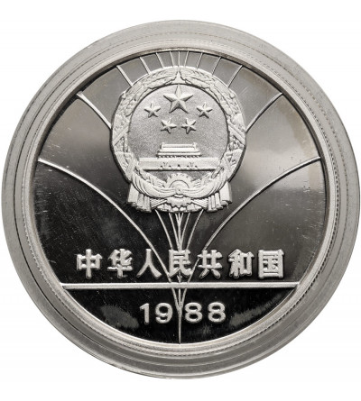 Chiny, Chińska Republika Ludowa. 5 Yuan 1988, XXIV Igrzyska Olimpijskie w Seulu 1988, Wyścigi żaglówek - Proof