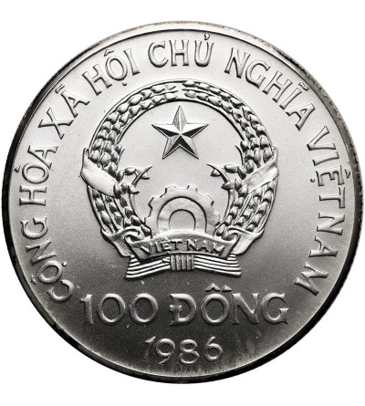 Vietnam, Socialist Republic. 100 Dong 1986, Summer Olympics 1988, Seoul, Fencing