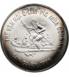 Wietnam, Republika Socjalistyczna. 100 Dong 1986, Zimowe Igrzyska Olimpijskie 1988, Calgary, Narciarstwo