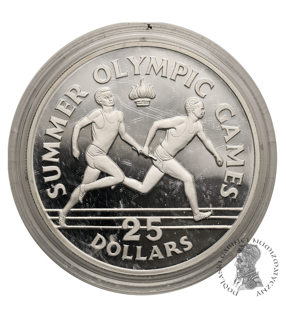 Jamajka. 25 dolarów 1988, XXIV Letnie Igrzyska Olimpijskie, Seul 1988 - Proof