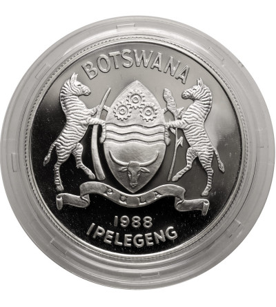 Botswana. 5 Pula 1988, XXIV Letnie Igrzyska Olimpijskie, Seul 1988 - Proof