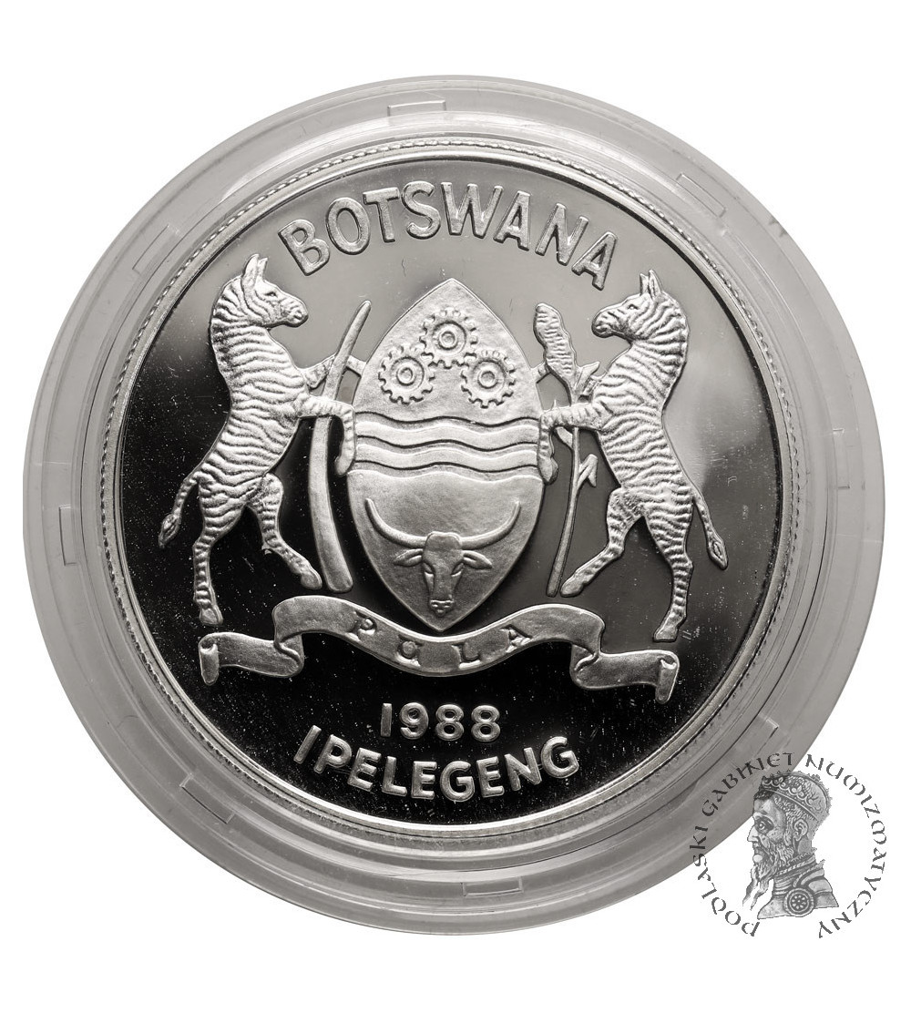 Botswana. 5 Pula 1988, XXIV Letnie Igrzyska Olimpijskie, Seul 1988 - Proof