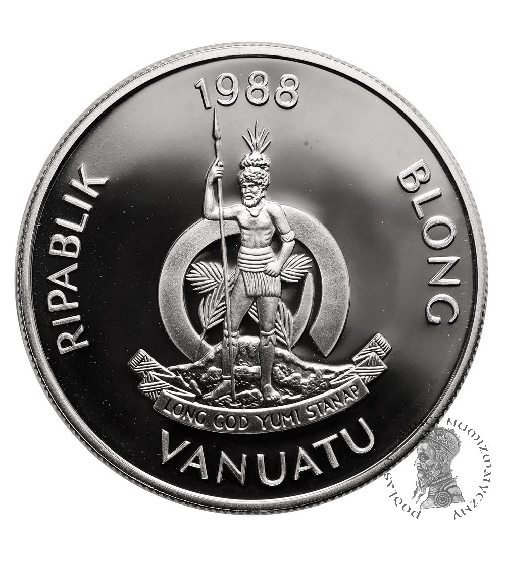 Vanuatu. 50 Vatu 1988, XXIV Summer Olympic Games, Seoul 1988 - Proof