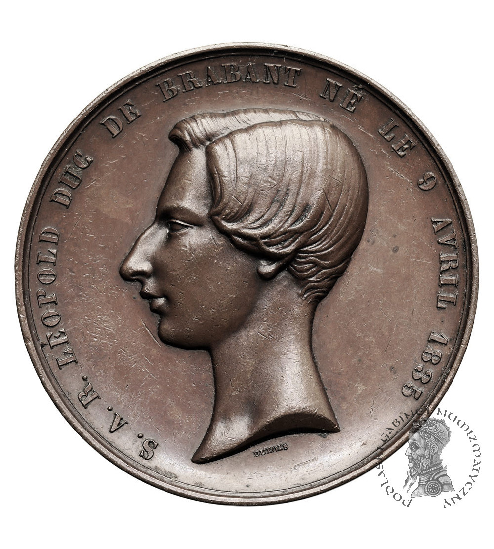 Belgium, Leopold I (1831-1865). Medal 1853, Leopold Duke of Brabant as a member of the Senate, by Dubois