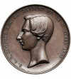Belgium, Leopold I (1831-1865). Medal 1853, Leopold Duke of Brabant as a member of the Senate, by Dubois