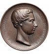 Belgium, Prince Philippe of Belgium, Count of Flanders (1837-1905) . Medal circa 1840