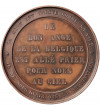 Belgium, Leopold I of Belgium (1831-1865). Medal 1850 commemorating the death of Louise-Marie d'Orléans (1832-1850)