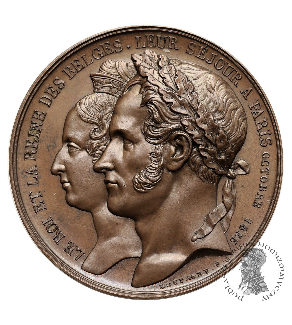 Belgia, Leopold I Koburg (1831-1865). Medal 1833 upamiętniający narodziny Ludwika Filipa (Louis-Philippe) Belgia, Leopold I Koburg (1831-1865). Medal 1833 upamiętniający narodziny Ludwika Filipa (Louis-Philippe)