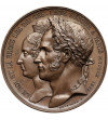 Belgia, Leopold I Koburg (1831-1865). Medal 1833 upamiętniający narodziny Ludwika Filipa (Louis-Philippe)