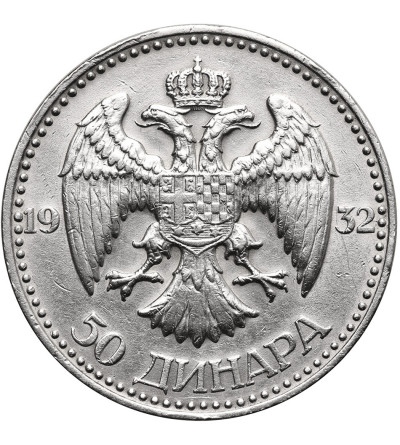 Yugoslavia, Alexander I (1921-1934). 50 Dinara 1932