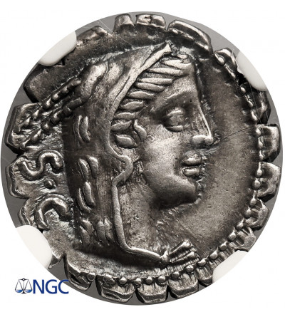 Rzym Republika. L. Procilius f. AR Denar (Serratus), 80 r. p.n.e., mennica Rzym