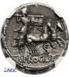 The Roman Republic. L. Procilius. AR Denar (Serratus), 80 BC, Rome mint