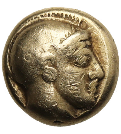 Grecja. Lesbos, Mitylena. Elektronowa Hekte (1/2 Statera), ok. 454-427 r. p.n.e.