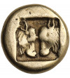 Grecja. Lesbos, Mitylena. Elektronowa Hekte (1/2 Statera), ok. 454-427 r. p.n.e.