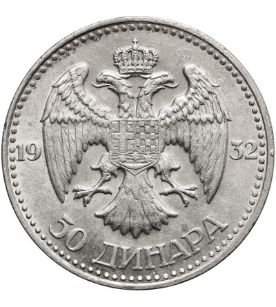 Yugoslavia, Alexander I (1921-1934). 50 Dinara 1932