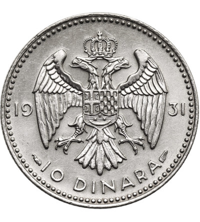 Yugoslavia, Alexander I (1921-1934). 10 Dinara 1931