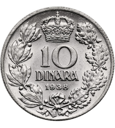 Yugoslavia, Petar II (1934-1945). 10 Dinara 1938