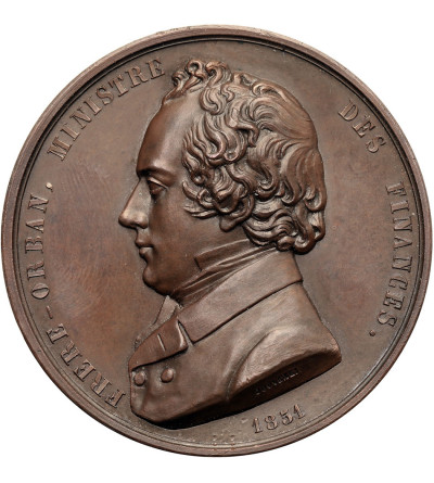 Belgium, Leopold I (1831-1865). Medal 1851 commemorating Minister of Finance Hubert Frère-Orban (1812- 1896)