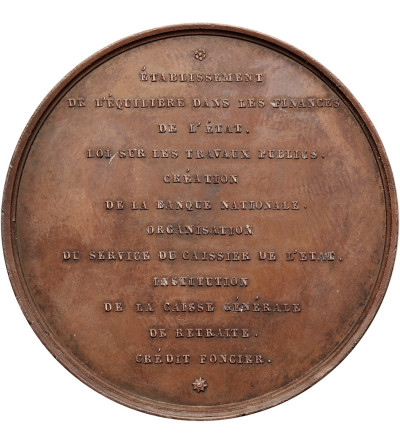 Belgium, Leopold I (1831-1865). Medal 1851 commemorating Minister of Finance Hubert Frère-Orban (1812- 1896)