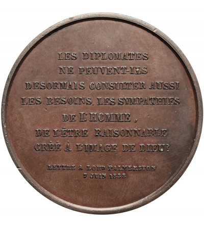 Belgium, Leopold I (1831-1865). Medal 1833 commemorating Count Felix de Merode (1791-1857)