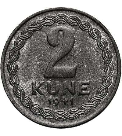 Croatia, Ante Pavelić (1941-1945). 2 Kune 1941