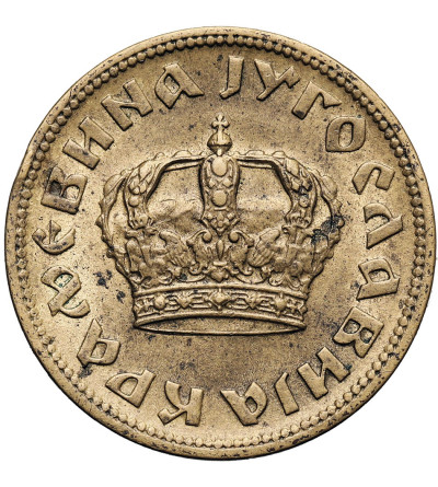 Yugoslavia, Petar II (1934-1945). 2 Dinara 1938 - large crown