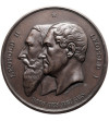 Belgium, Leopold II (1865-1909). Medal 1880 commemorating the 50th Anniversary of Independence, National Congress