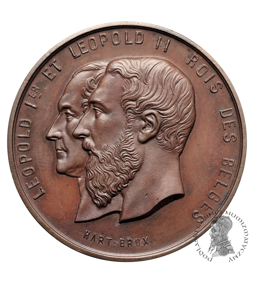 Belgium, Leopold II (1865-1909). Medal 1880 commemorating the 50th anniversary of National Independence Belgium, Leopold II (1865-1909). Medal 1880 commemorating the 50th anniversary of National Independence
