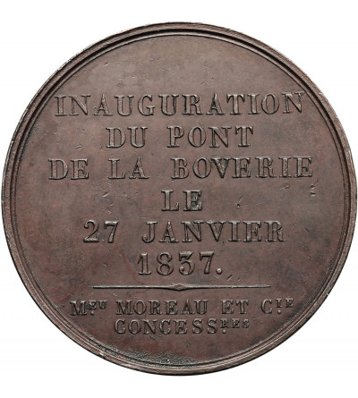 Belgium, Liege, Leopold I (1831-1865). Medal 1837 commemorating the Inauguration of the Boverie Bridge