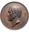Belgia, Leopold I (1831-1865). Medal 1856 upamiętniający 25 Rocznicę Wstąpienia Króla na Tron