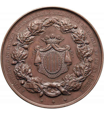 Belgia, Leopold I (1831-1865). Medal 1857 upamiętniający Hrabiego Felixa de Merode (1791-1857)