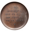 Belgia, Leopold I (1831-1865). Medal 1855 honorujący Księżniczkę Marię Charlottę Koburg (1840-1927)