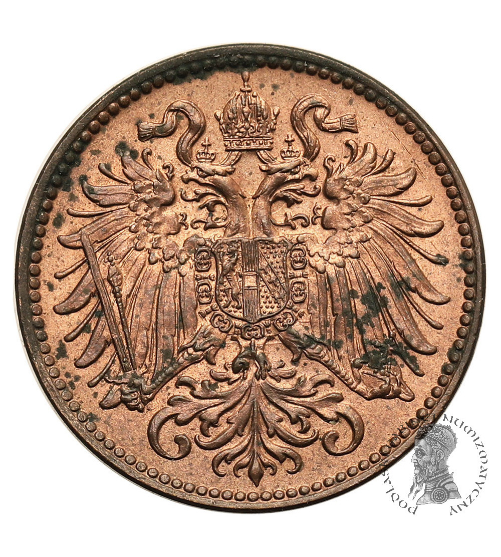 Austria (Cesarstwo Austro-Węgry), Franciszek Józef I (1848-1916). 2 halerze 1906 Austria (Cesarstwo Austro-Węgry), Franciszek Józef I (1848-1916). 2 halerze 1906