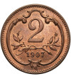 Austria (Austro-Hungarian Empire), Franz Joseph I (1848-1916). 2 Heller 1907
